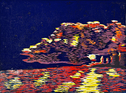 Snapper Rocks - Reduction Print